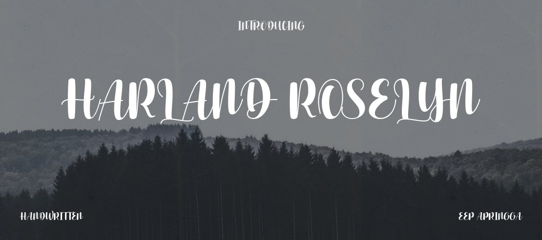 Harland Roselyn Font