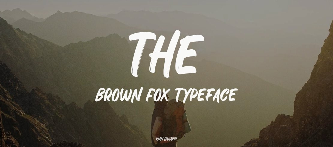 The Brown Fox Font