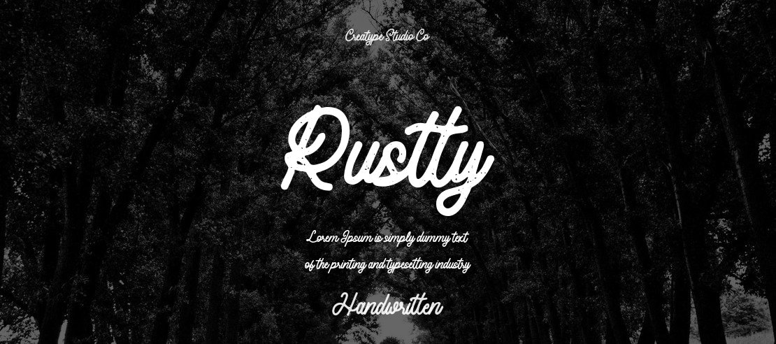 Rustty Font