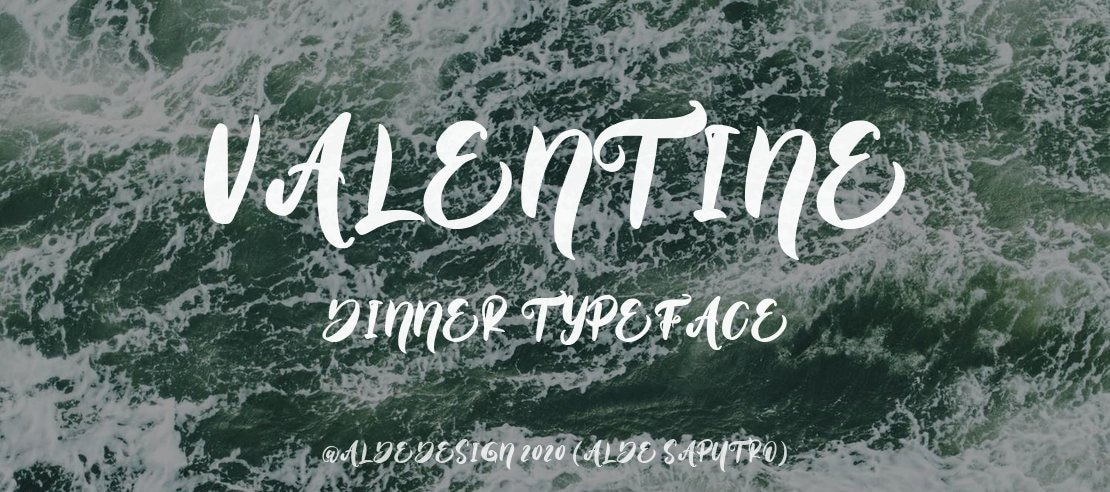 Valentine Dinner Font