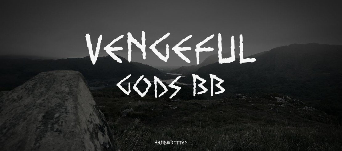 Vengeful Gods BB Font Family