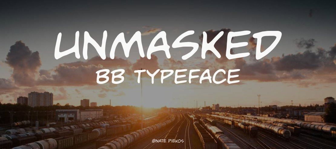 Unmasked BB Font Family