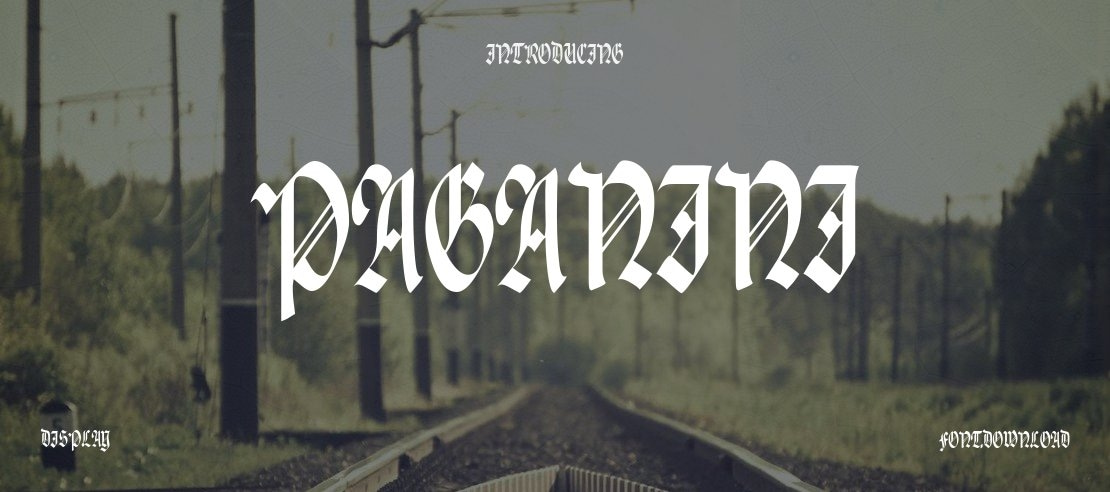 Paganini Font Family