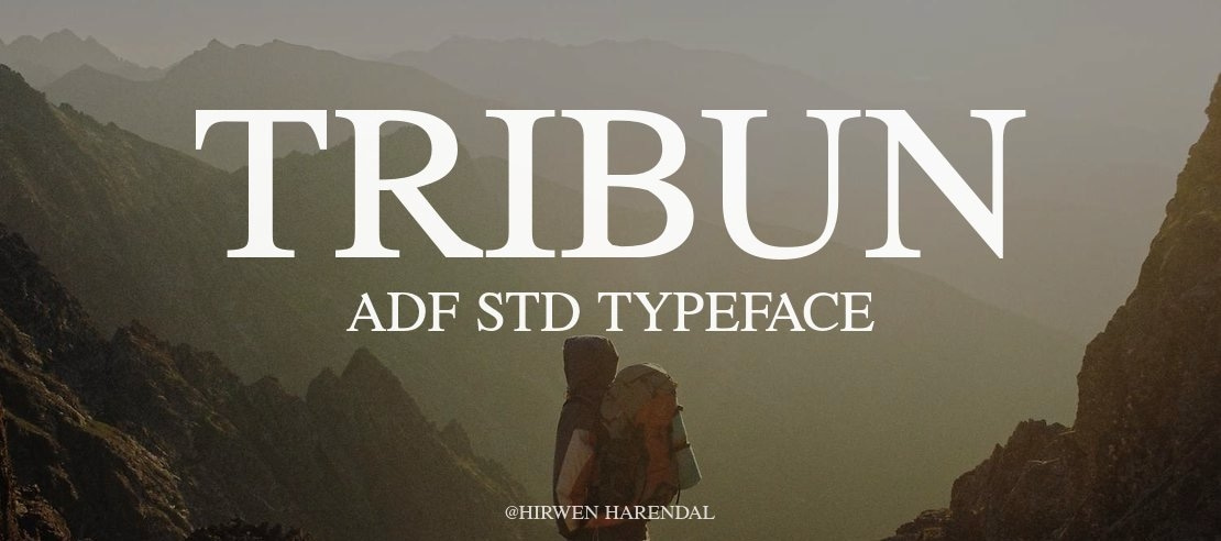 Tribun ADF Std Font Family