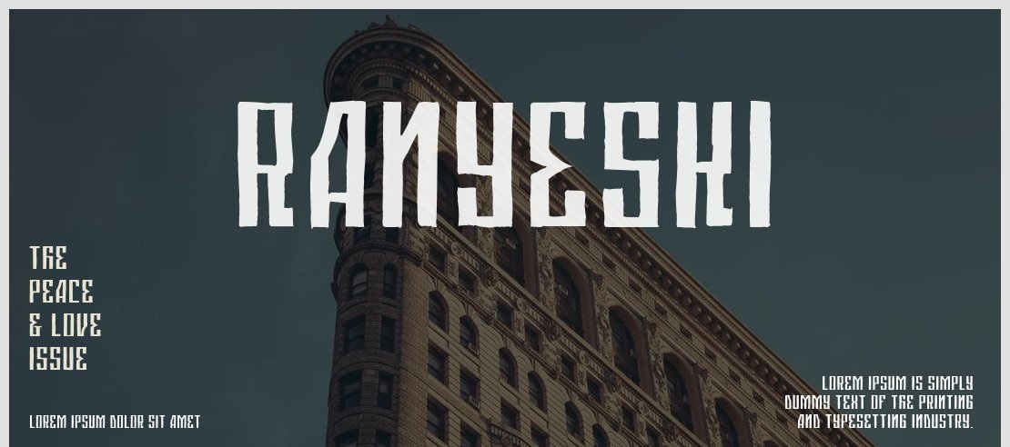 Ranyeski Font