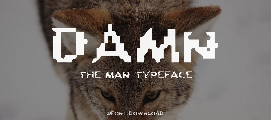 Damn the Man Font