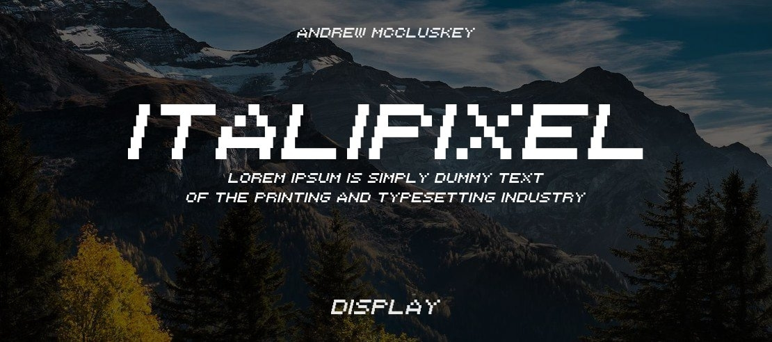 Italipixel Font