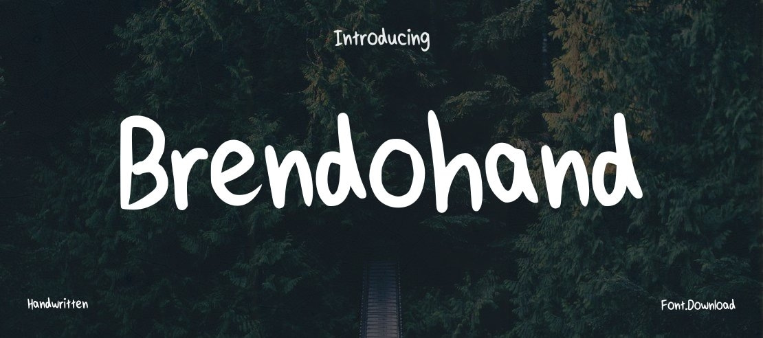 Brendohand Font