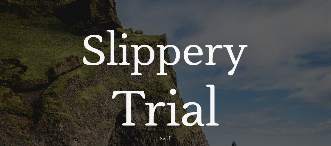 Slippery Trial Font Family