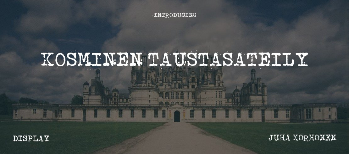 Kosminen taustasateily Font