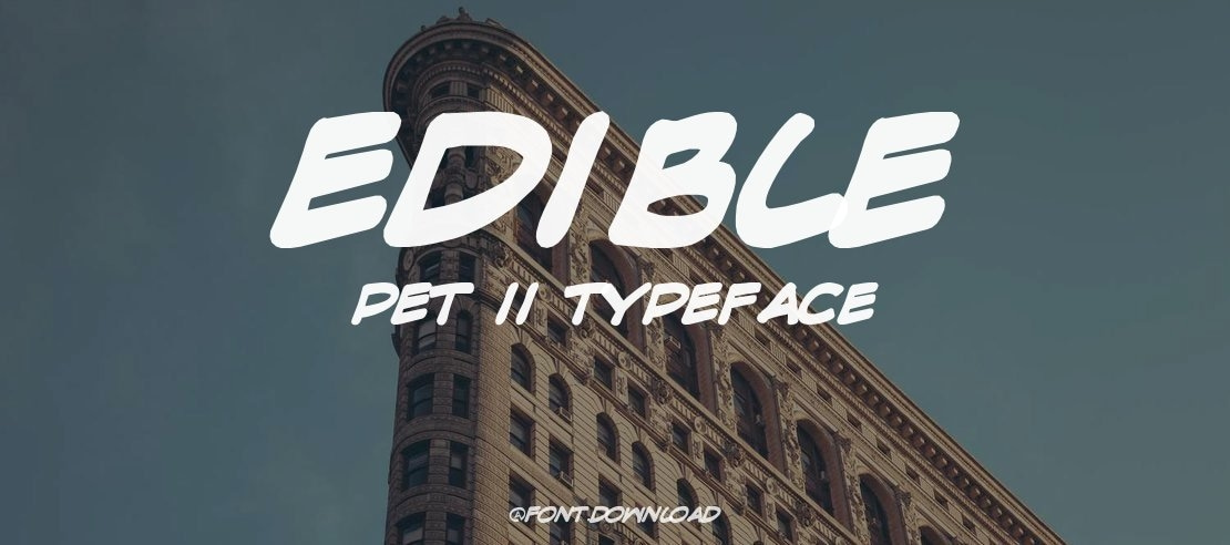 Edible Pet II Font