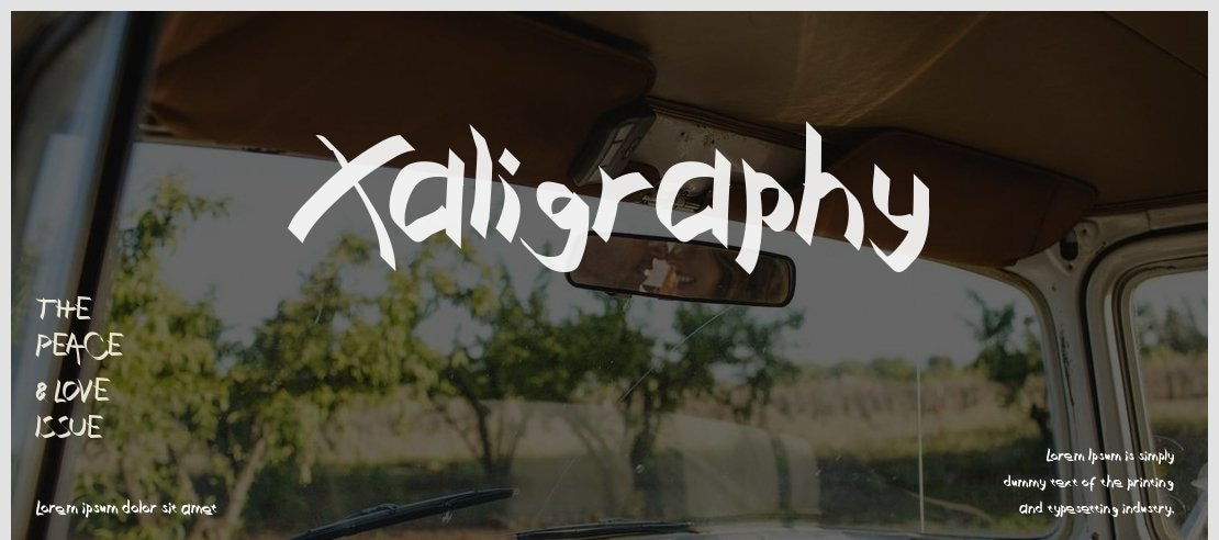 Xaligraphy Font Family