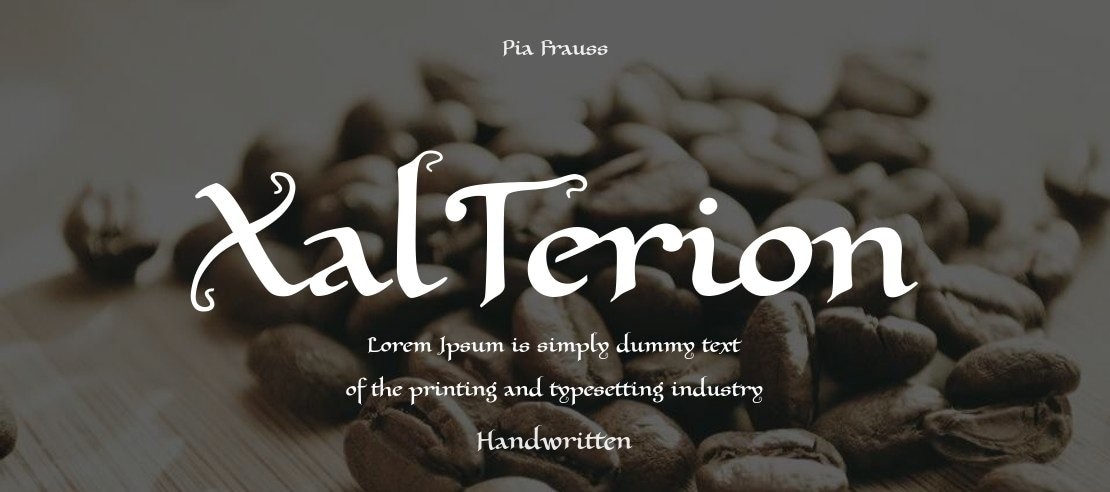 XalTerion Font