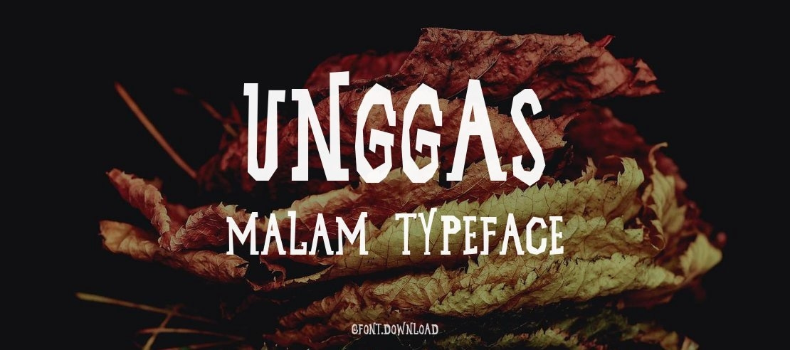 Unggas Malam Font
