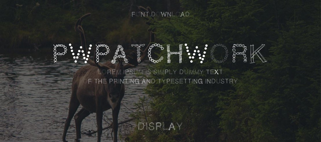 PWPatchwork Font