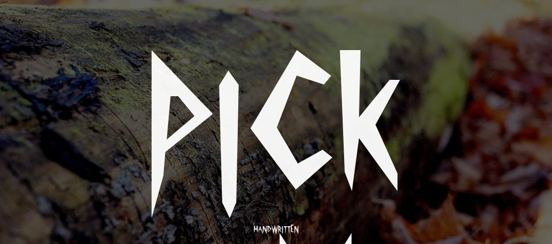 Pick Ax Font