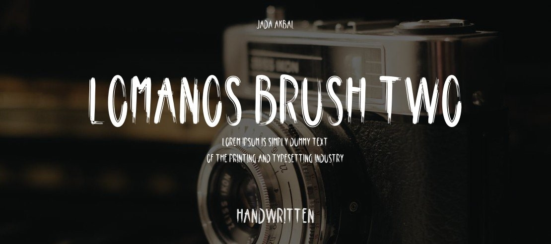 Lomanos Brush Two Font