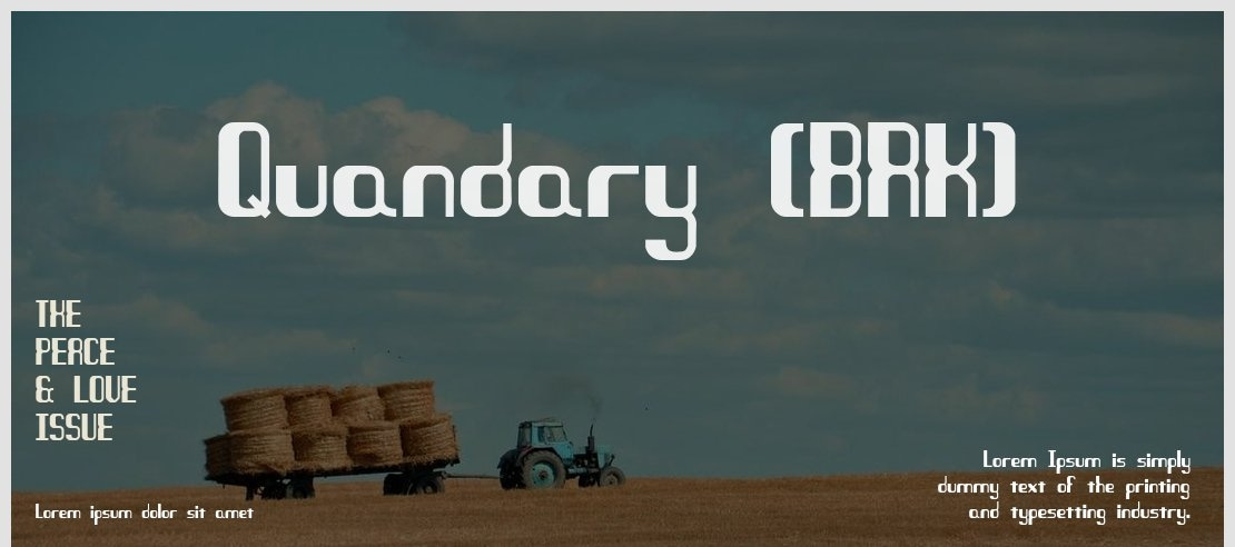 Quandary (BRK) Font