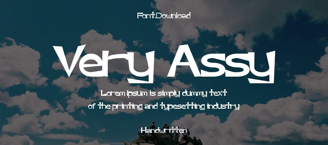 Very Assy Font