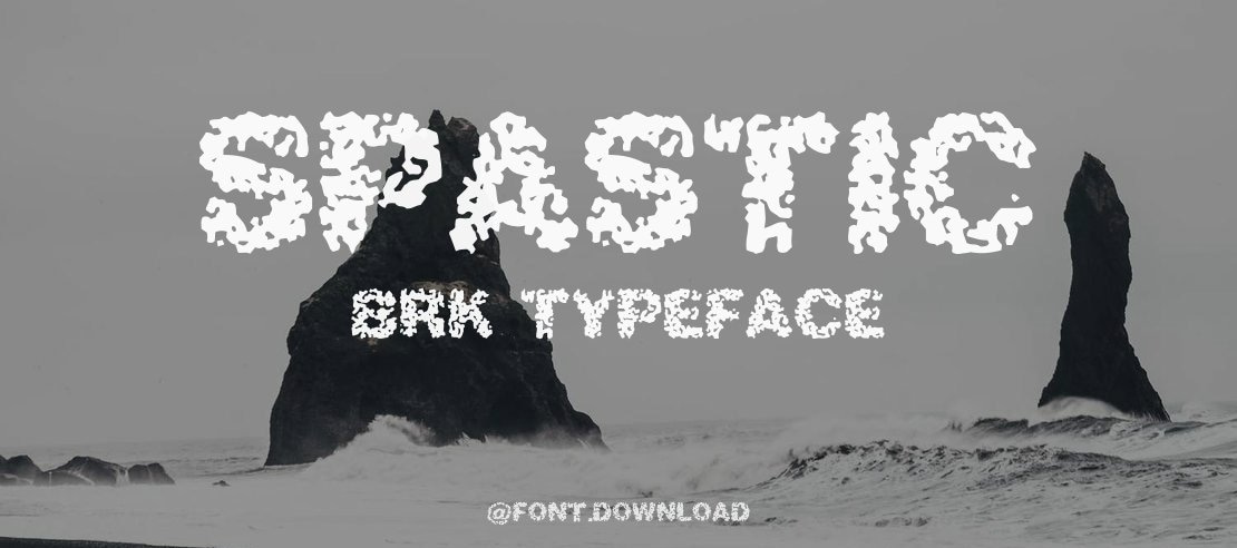 Spastic BRK Font