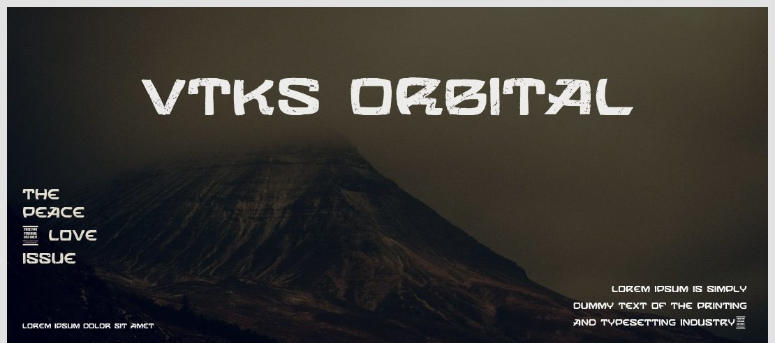 VTKS ORBITAL Font