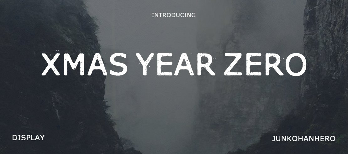 Xmas Year Zero Font