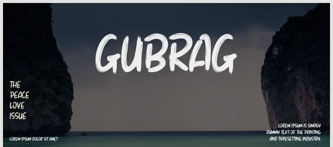 Gubrag Font