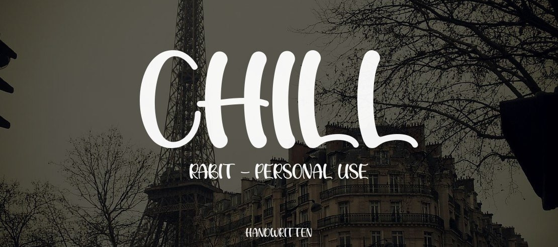 Chill Rabit - Personal Use Font