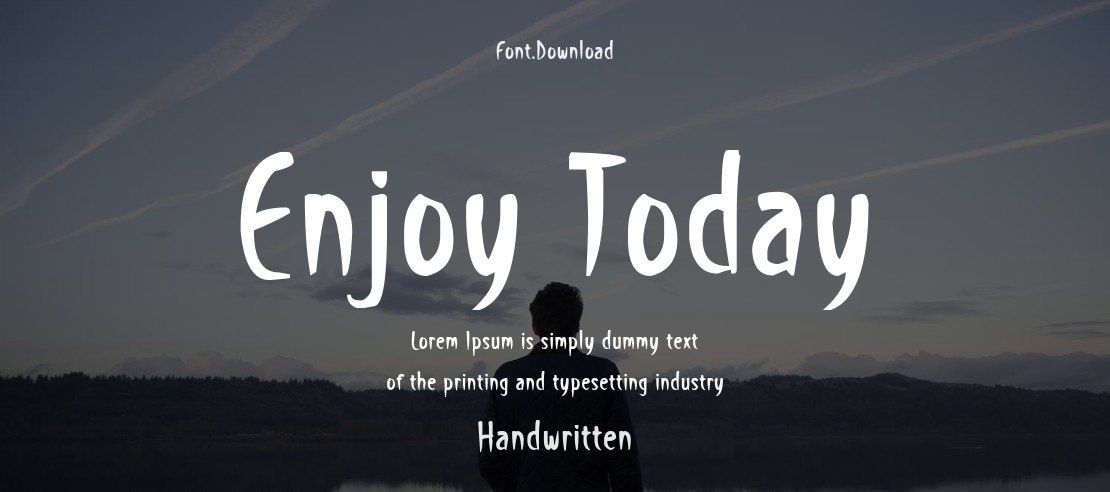 Enjoy Today Font