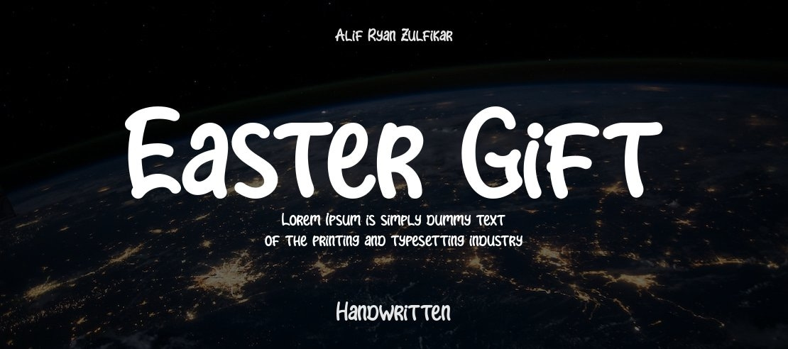 Easter Gift Font