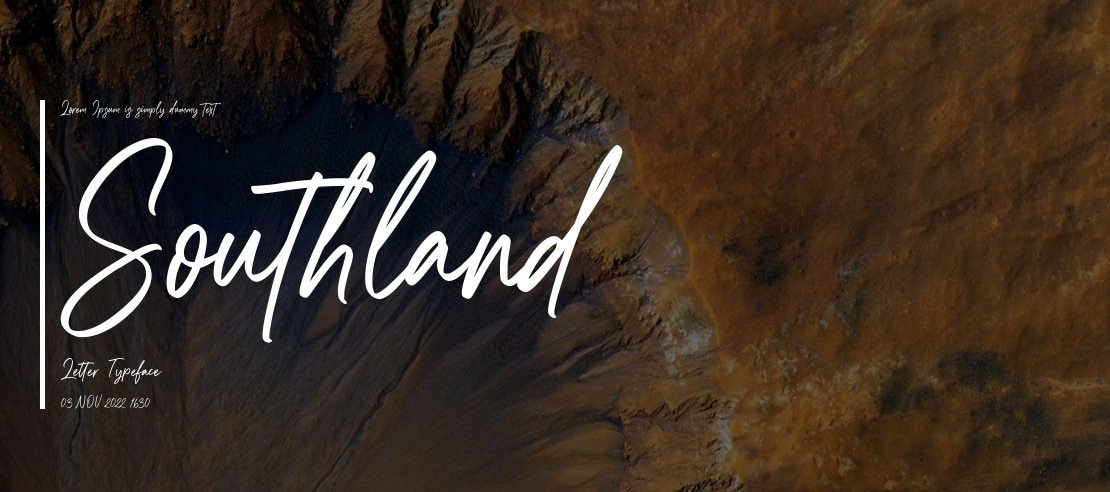 Southland Letter Font