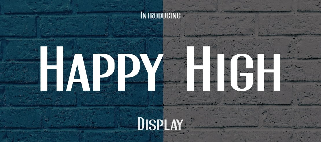 Happy High Font Family