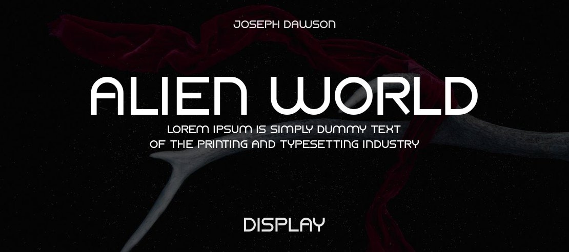 Alien World Font Family