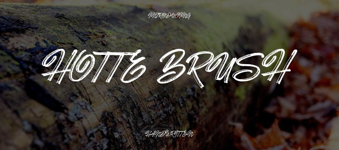 Hotte Brush Font Family