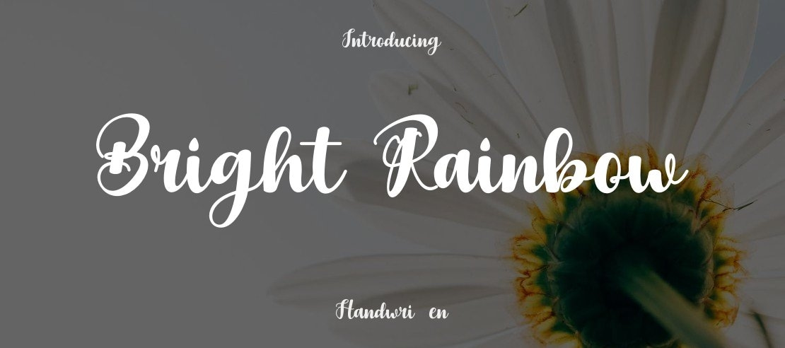 Bright Rainbow Font