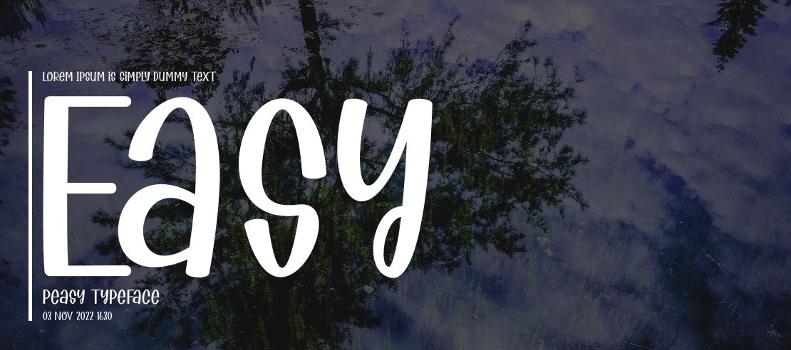 Easy Peasy Font