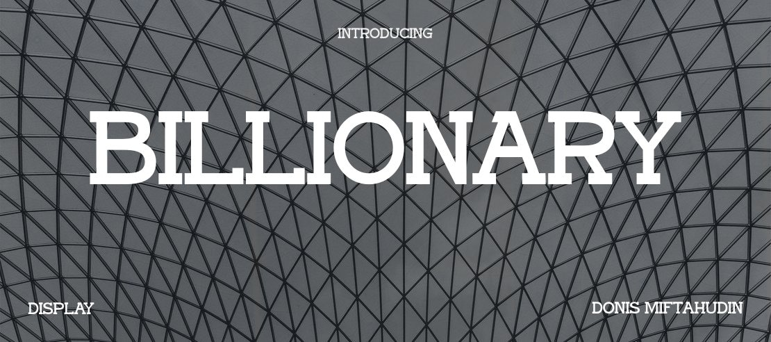 Billionary Font