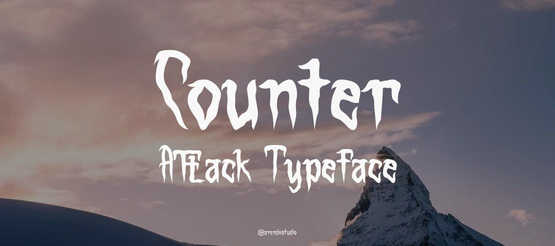 Counter Attack Font