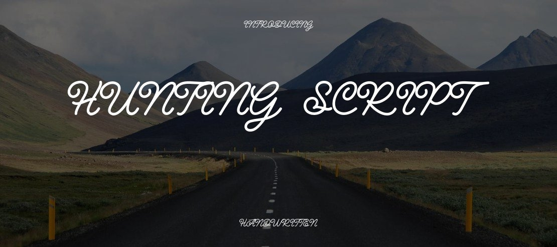 Hunting Script Font