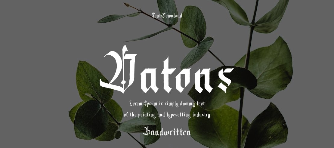 Datons Font