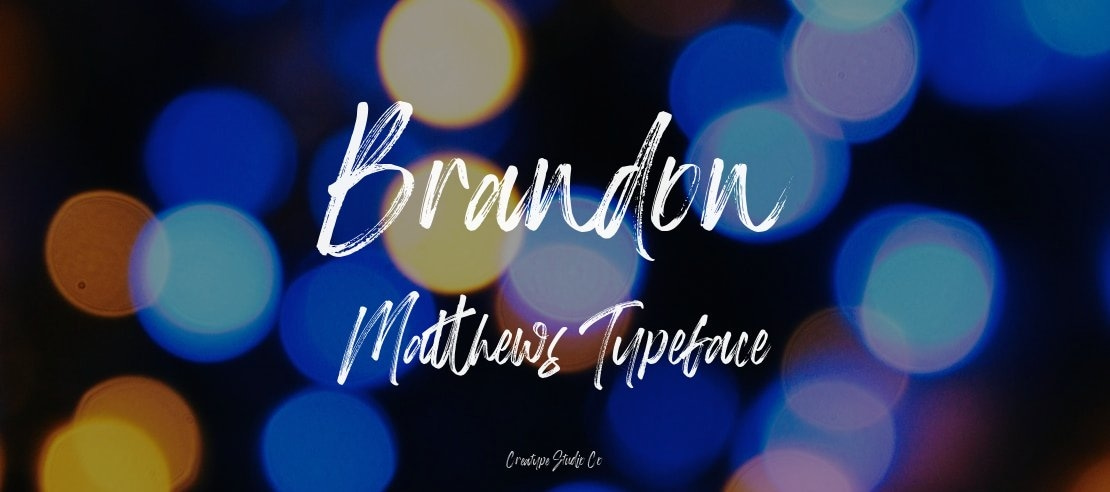 Brandon Matthews Font