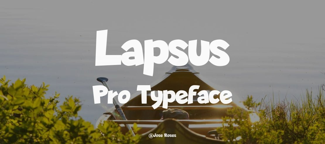 Lapsus Pro Font