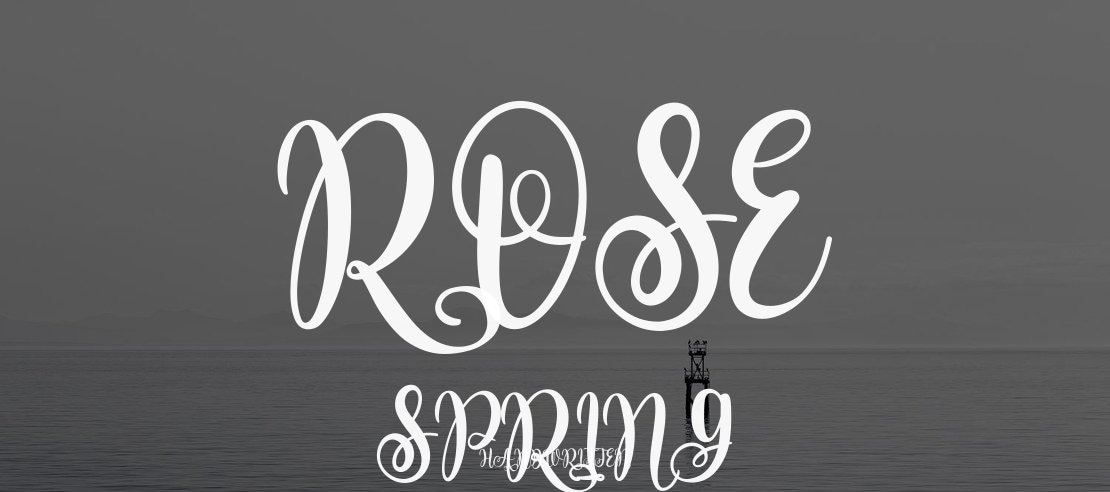 Rose Spring Font