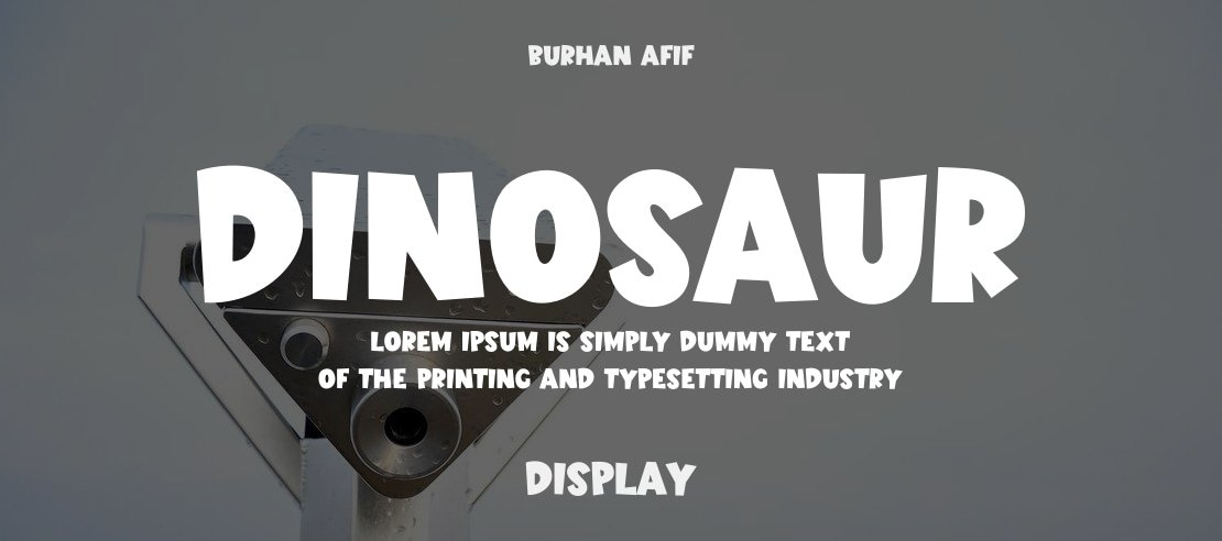 Dinosaur Font Family