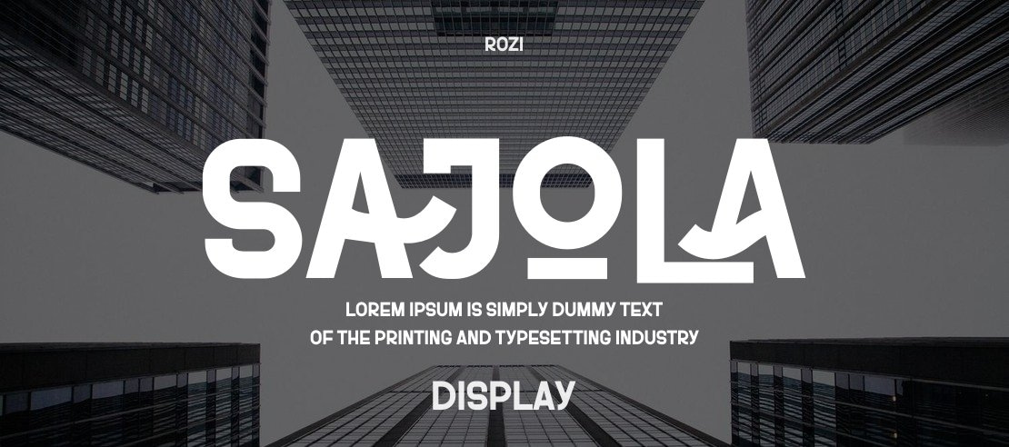 Sajola Font Family