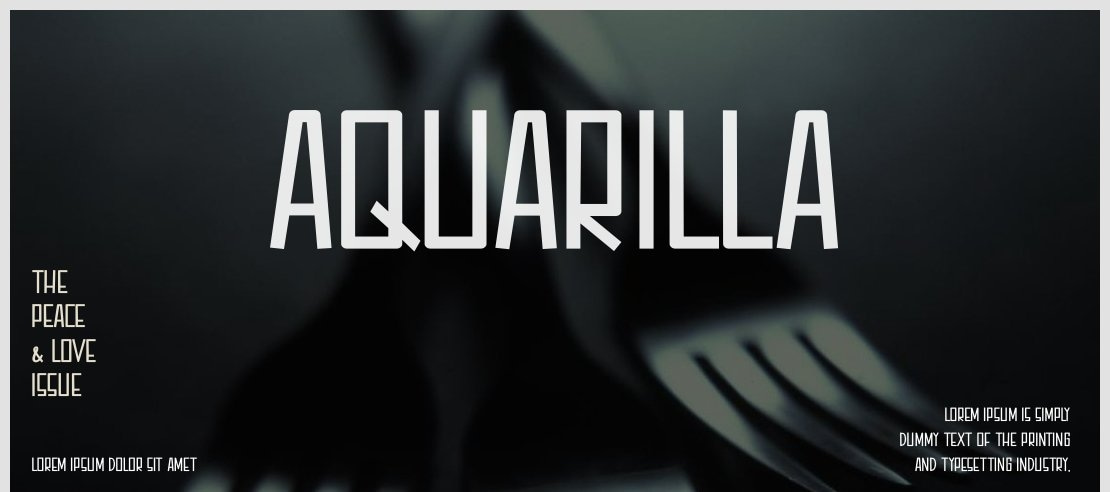 Aquarilla Font