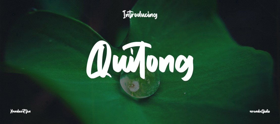 Quitong Font
