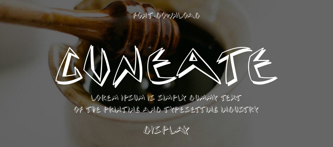 Cuneate Font