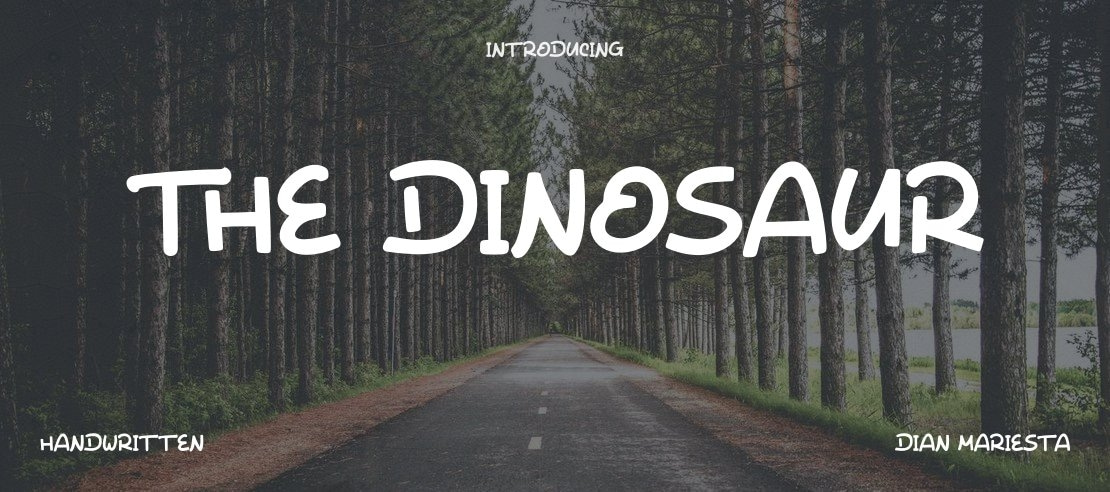 The Dinosaur Font