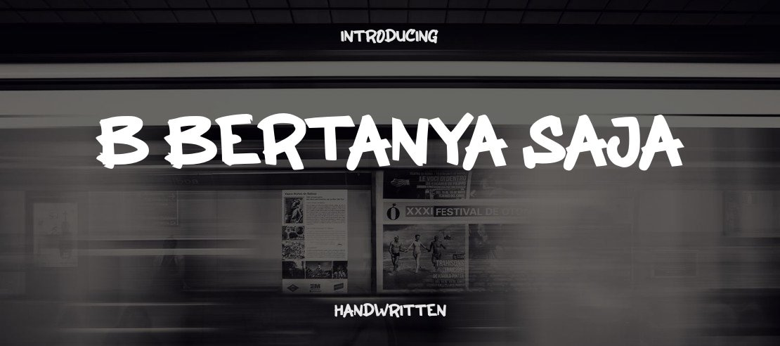 b Bertanya Saja Font